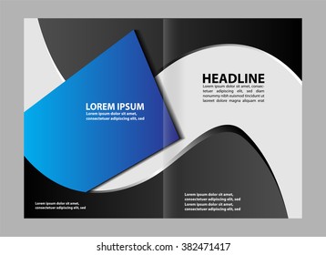 vector business brochure (booklet) template
