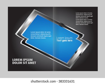 vector business brochure (booklet) template

