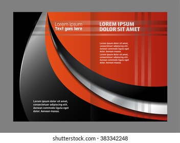 vector business brochure (booklet) template
