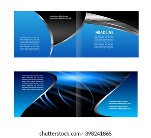 vector business brochure (booklet) template
