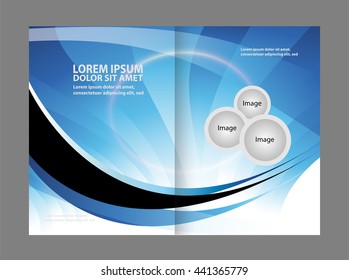 vector business brochure (booklet) template
