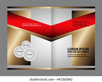 vector business brochure (booklet) template
