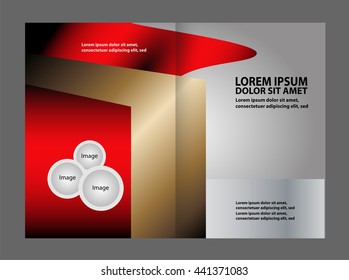 vector business brochure (booklet) template
