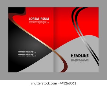 vector business brochure (booklet) template
