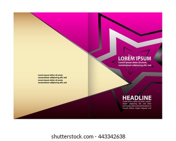 vector business brochure (booklet) template
