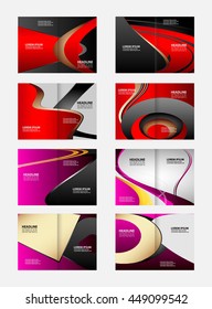 vector business brochure (booklet) template
