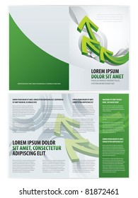 vector business brochure (booklet) template