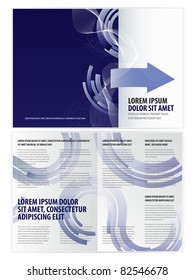 vector business brochure (booklet) template