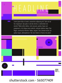 Vector  Business Brochure design. Annual report vector illustration template. Corporate business catalog and magazine cover. Business presentation with graphic elements.