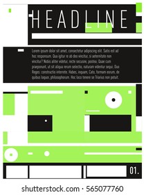 Vector  Business Brochure design. Annual report vector illustration template. Corporate business catalog and magazine cover. Business presentation with graphic elements.