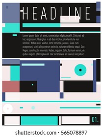 Vector  Business Brochure design. Annual report vector illustration template. Corporate business catalog and magazine cover. Business presentation with graphic elements.