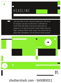 Vector  Business Brochure design. Annual report vector illustration template. Corporate business catalog and magazine cover. Business presentation with graphic elements.
