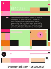 Vector  Business Brochure design. Annual report vector illustration template. Corporate business catalog and magazine cover. Business presentation with graphic elements.