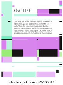 Vector  Business Brochure design. Annual report vector illustration template. Corporate business catalog and magazine cover. Business presentation with graphic elements.