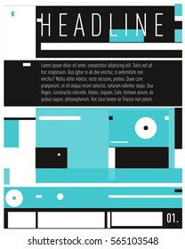 Vector  Business Brochure design. Annual report vector illustration template. Corporate business catalog and magazine cover. Business presentation with graphic elements.
