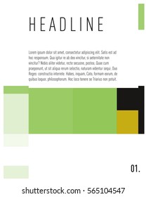 Vector  Business Brochure design. Annual report vector illustration template. Corporate business catalog and magazine cover. Business presentation with graphic elements.