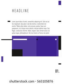 Vector  Business Brochure design. Annual report vector illustration template. Corporate business catalog and magazine cover. Business presentation with graphic elements.
