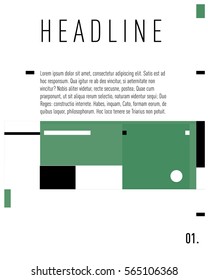 Vector  Business Brochure design. Annual report vector illustration template. Corporate business catalog and magazine cover. Business presentation with graphic elements.