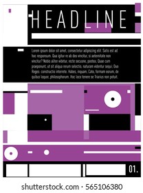 Vector  Business Brochure design. Annual report vector illustration template. Corporate business catalog and magazine cover. Business presentation with graphic elements.