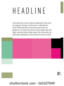 Vector  Business Brochure design. Annual report vector illustration template. Corporate business catalog and magazine cover. Business presentation with graphic elements.
