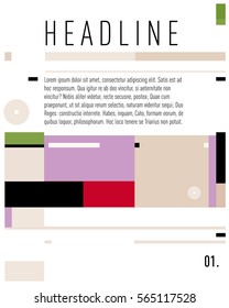 Vector  Business Brochure design. Annual report vector illustration template. Corporate business catalog and magazine cover. Business presentation with graphic elements.