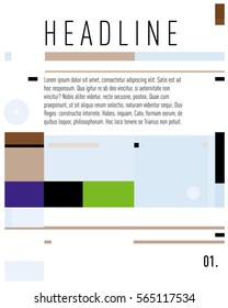 Vector  Business Brochure design. Annual report vector illustration template. Corporate business catalog and magazine cover. Business presentation with graphic elements.