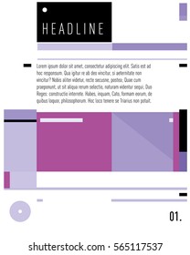 Vector  Business Brochure design. Annual report vector illustration template. Corporate business catalog and magazine cover. Business presentation with graphic elements.