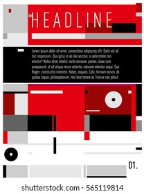 Vector  Business Brochure design. Annual report vector illustration template. Corporate business catalog and magazine cover. Business presentation with graphic elements.
