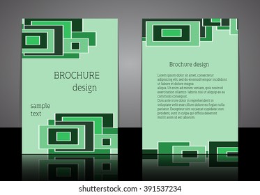 Vector business brochure desing template with space for your text. Abstract background for flyer, blank, card, banner, invitation, brochure cover design template.
