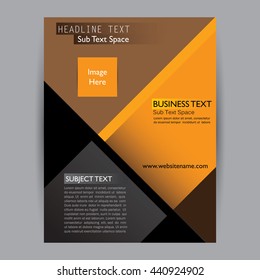 vector business brochure flyer design layout template vector. abstract, colorful and modern design vector template for advertising, media campaigns, etc