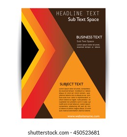 vector business brochure flyer design layout. graphic template in A4 size. vector eps10 format print ready easy edit design.