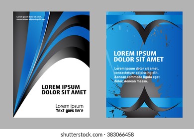 Corporate Book Cover Design Template A4 Stock Vector (Royalty Free ...