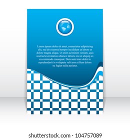 Vector business brochure, flyer template