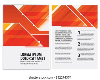 vector business brochure, flyer template