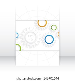 Vector business brochure, flyer template