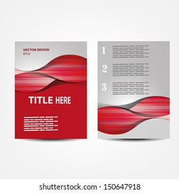 vector business brochure, Flyer template