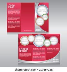 Vector business brochure, flyer, template