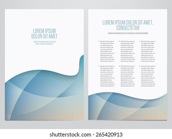 vector business brochure, flyer template
