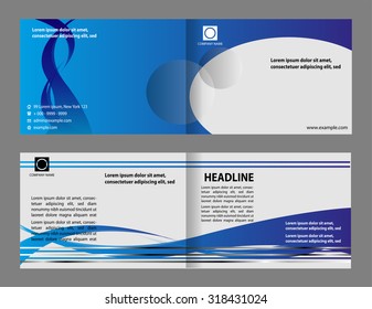vector business brochure, flyer template
