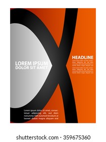 vector business brochure, flyer template
