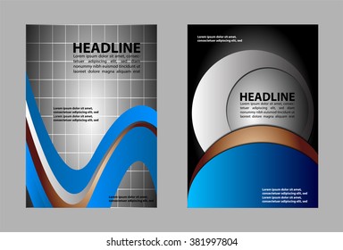 Vector business brochure, flyer template
