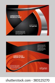 Vector business brochure, flyer template design
