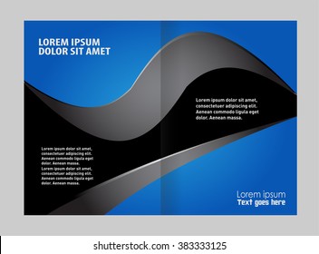 vector business brochure, flyer template
