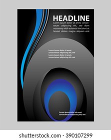 vector business brochure, flyer template
