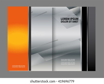 vector business brochure, flyer template
