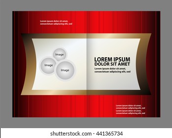 vector business brochure, flyer template
