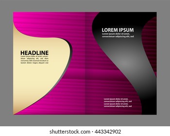 vector business brochure, flyer template
