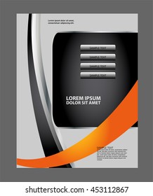 vector business brochure, flyer template
