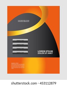 vector business brochure, flyer template
