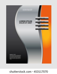 vector business brochure, flyer template
